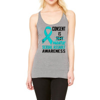 Nn Teal Ribbon Sexual Assault Awareness Costume Warrior T Shirt Racerback Tank | Artistshot