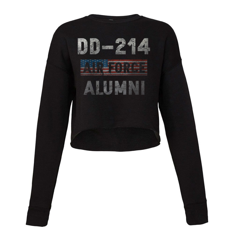 Dd 214 Air Force Alumni Veteran Cropped Sweater by CUSER3143 | Artistshot