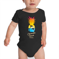 Clearwater Beach   Florida Souvenir   Pineapple Sunset T Shirt Baby Bodysuit | Artistshot