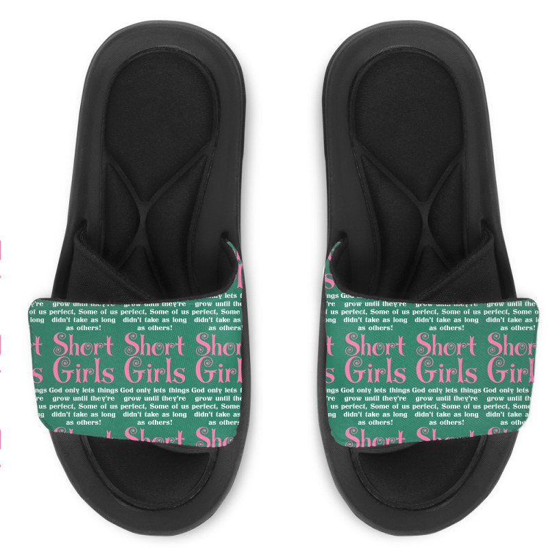 Short Girls God Only Lets Things Grow Up Slide Sandal | Artistshot