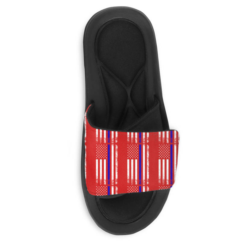 Vintage American Flag Slide Sandal | Artistshot