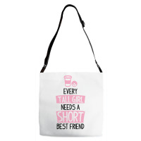 Every Tall Girl Needs A Short Best Friend Adjustable Strap Totes | Artistshot