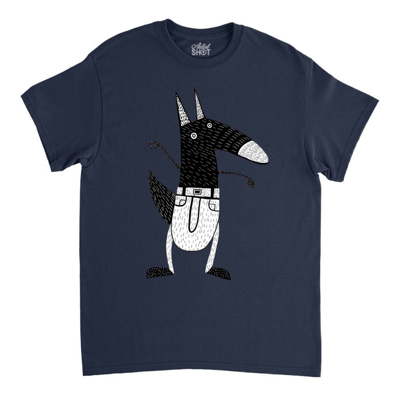 Funny Fox Classic T-shirt by Leona Art | Artistshot