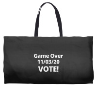Game Over 11 03 20 Vote Weekender Totes | Artistshot