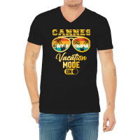 Cannes T  Shirt Dream Vacation In Cannes, France T  Shirt V-neck Tee | Artistshot