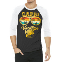 Capri T  Shirt Capri Italy Summer Vacation T  Shirt 3/4 Sleeve Shirt | Artistshot