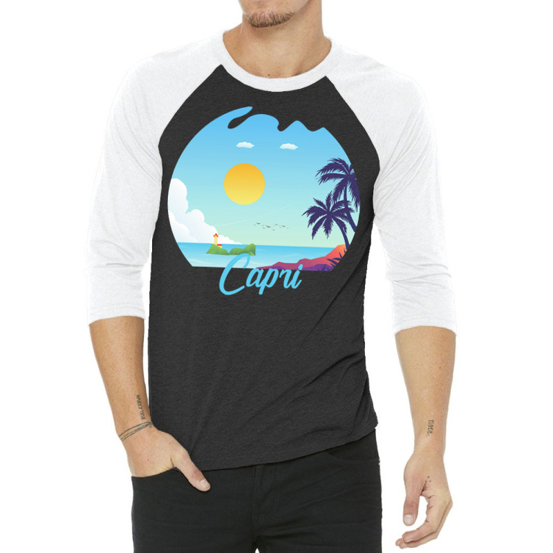 Capri T  Shirt No Place Like Capri T  Shirt 3/4 Sleeve Shirt | Artistshot