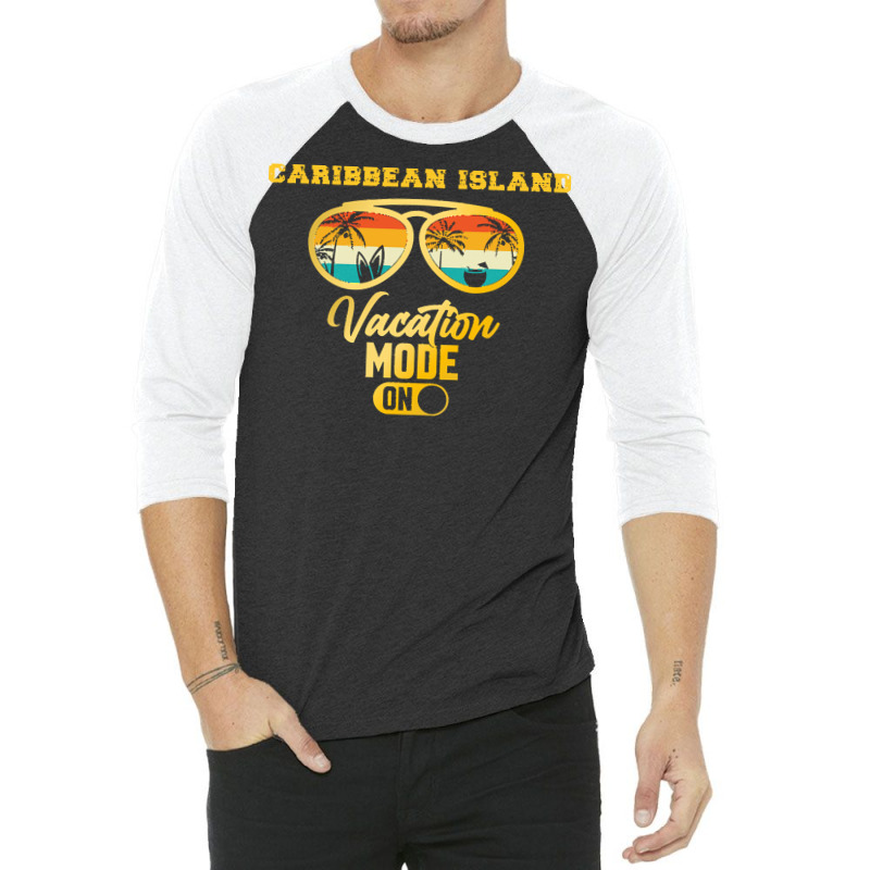 Caribbean Island T  Shirt Caribbean Island Barbados Summer Vacation T 3/4 Sleeve Shirt | Artistshot