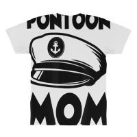 Funny Pontoon Mom Motorboat Party Boat Captain Humor T Shirt All Over Men's T-shirt | Artistshot