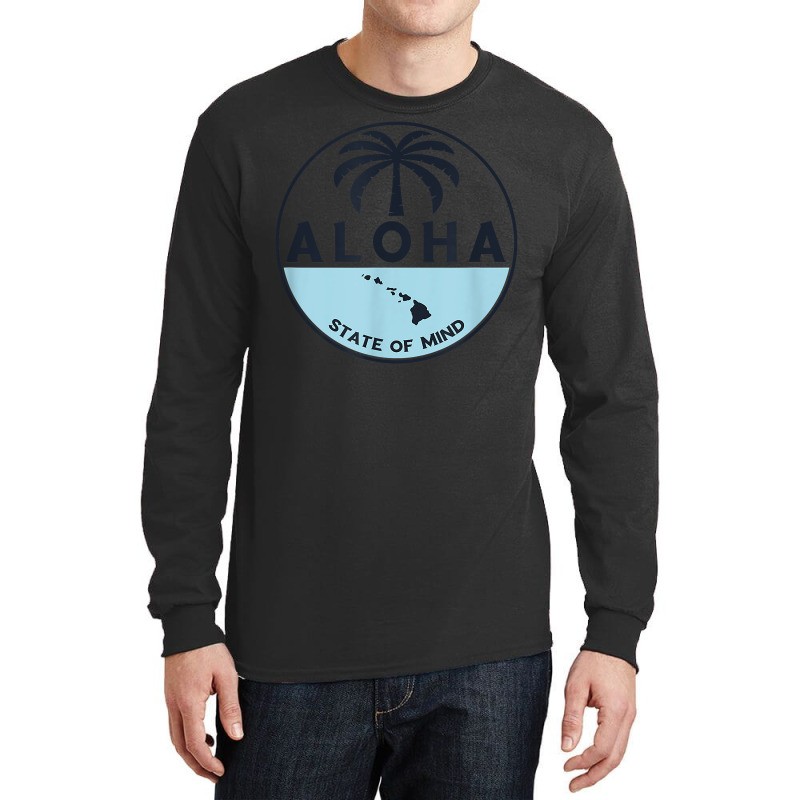 Aloha Hawaii Palm Tree   Feel The Aloha Hawaiian Spirit!!! T Shirt Long Sleeve Shirts by oluwafemimccullers | Artistshot