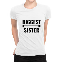 Biggest Sister Pregnancy Announcement Ladies Fitted T-shirt | Artistshot