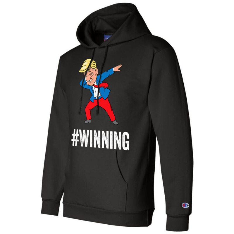 Trump Dabbing Winning Champion Hoodie | Artistshot