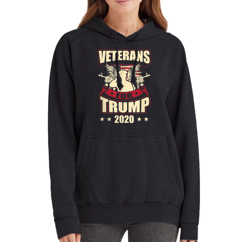 Veterans For Trump 2020 Vintage Hoodie | Artistshot