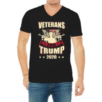 Veterans For Trump 2020 V-neck Tee | Artistshot