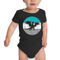 Dragon Retro Fantasy Gift For Men Or Boys T Shirt Baby Bodysuit | Artistshot