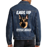 Cool German Shepherd For Men Women K9 Dog Agility Dog Lovers T Shirt Men Denim Jacket | Artistshot