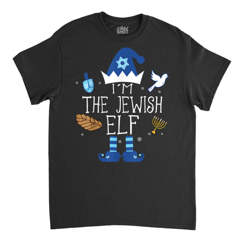 Happy Hanukkah Jewish Elf Family Group Christmas Pajama Gift T Shirt Classic T-shirt | Artistshot