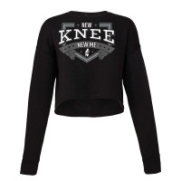 New Knee New Me Joint Replacement Arthroplasty Surgery Gift T Shirt Cropped Sweater | Artistshot