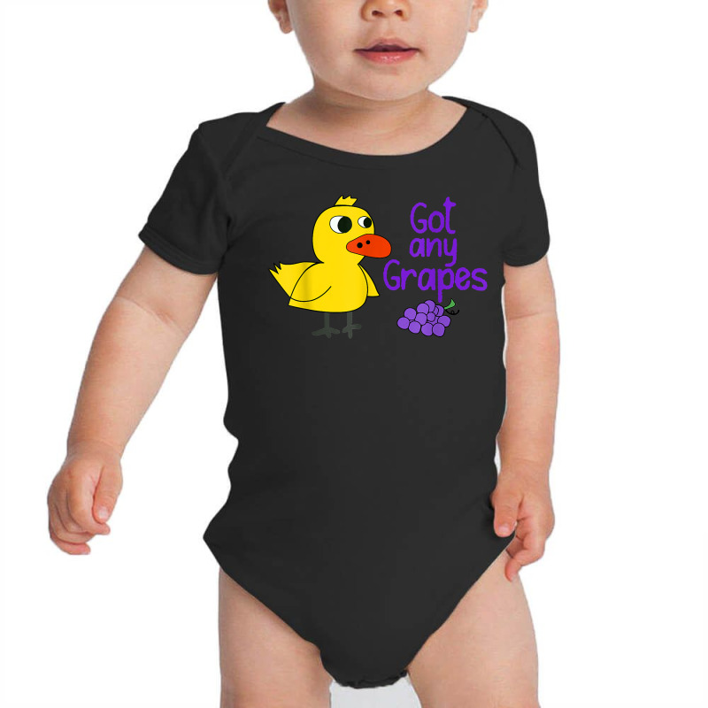 Duck Lovers Got Any Grapes T Shirt Baby Bodysuit by men.adam | Artistshot