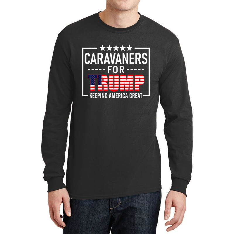 Caravaners For Trump Conservative Long Sleeve Shirts | Artistshot