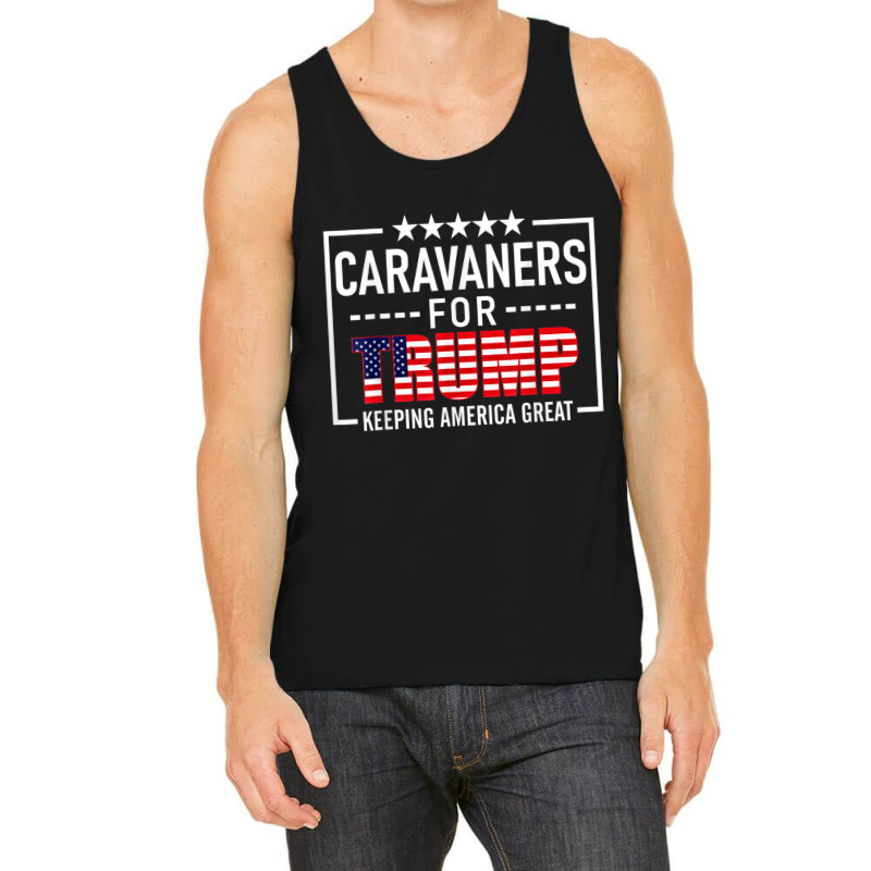 Caravaners For Trump Conservative Tank Top | Artistshot