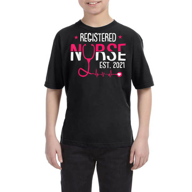 Registered Nurse Est 2021 Nursing Student Rn Graduation Gift T Shirt Youth Tee | Artistshot