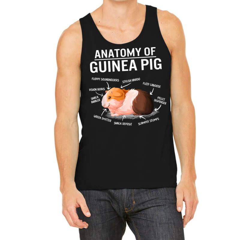 Anatomy Of Guinea Pig Cute Furry Potato Mom Cavy Mama Mother T Shirt Tank Top | Artistshot