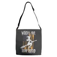 Witches For Trump Halloween Adjustable Strap Totes | Artistshot