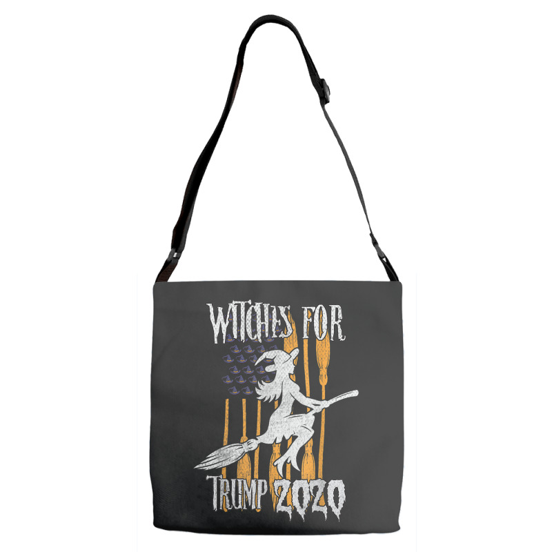 Witches For Trump Halloween Adjustable Strap Totes | Artistshot