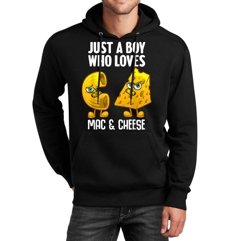 Funny Mac And Cheese Design For Boys Men Macaroni Cheese T Shirt Unisex Hoodie | Artistshot