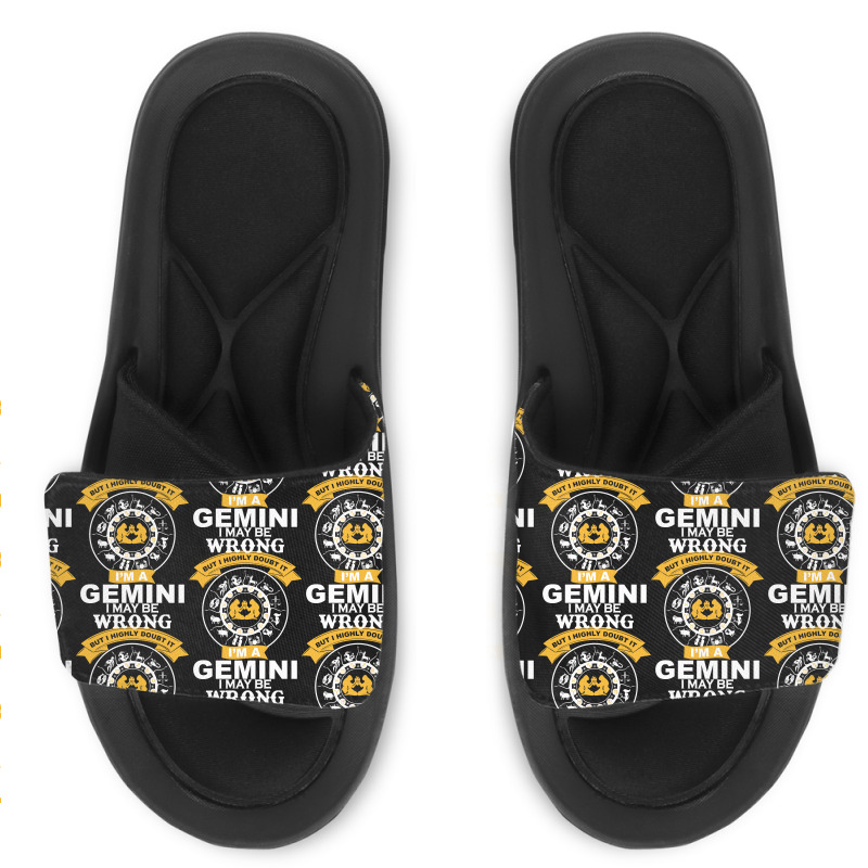 Gemini -i Am A Gemini Slide Sandal | Artistshot