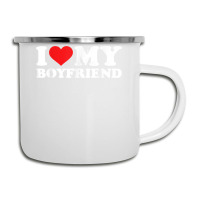 I Love My Boyfriend Tshirt Funny Valentine Red Heart Love T Shirt Camper Cup | Artistshot