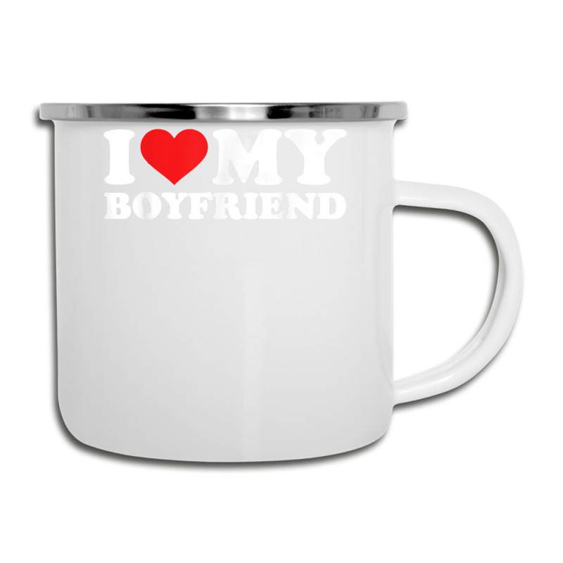 I Love My Boyfriend Tshirt Funny Valentine Red Heart Love T Shirt Camper Cup | Artistshot