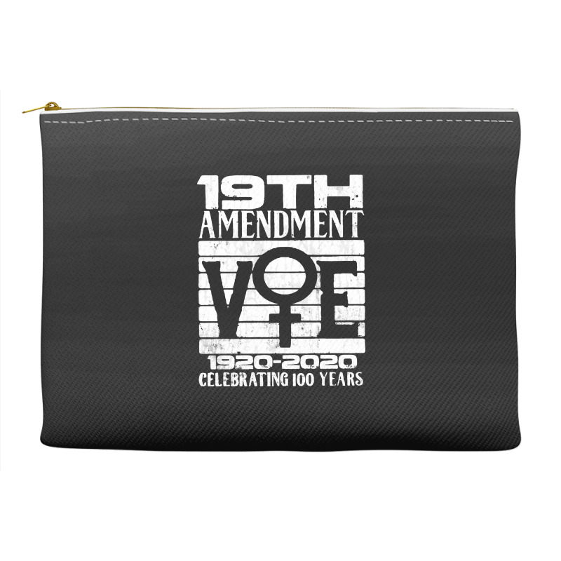 19th Amendment   Vote Celebrating 100 Years Accessory Pouches | Artistshot