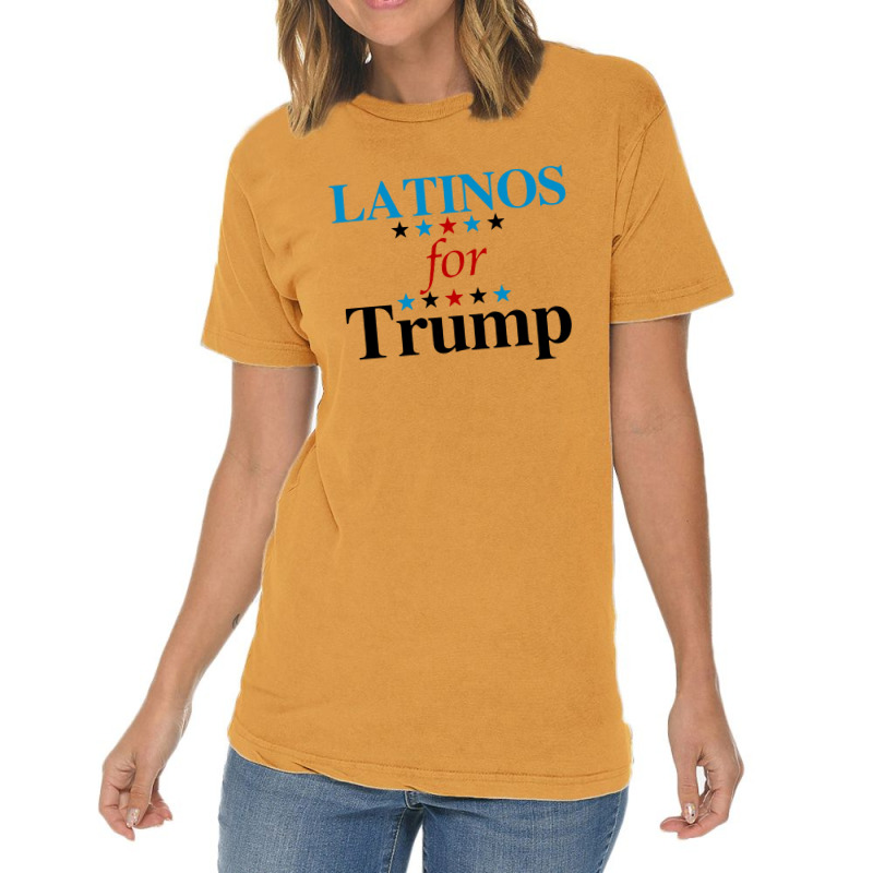 Latinos For Trump Vintage T-Shirt by Blees Store | Artistshot