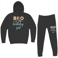 Bro Of The Birthday Girl  Family Donut Birthday T Shirt Hoodie & Jogger Set | Artistshot