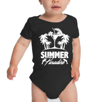 Summer T  Shirt Summer Paradise Beach Sunshine Vacation T  Shirt Baby Bodysuit | Artistshot