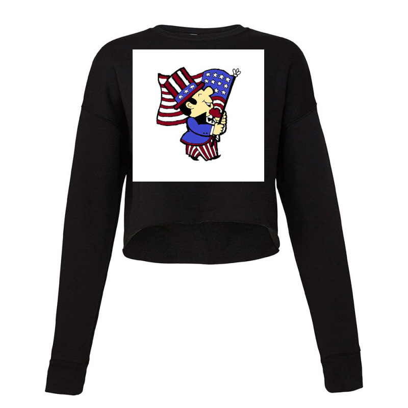 Labor Day  Uncle Sam Cropped Sweater by Artango | Artistshot