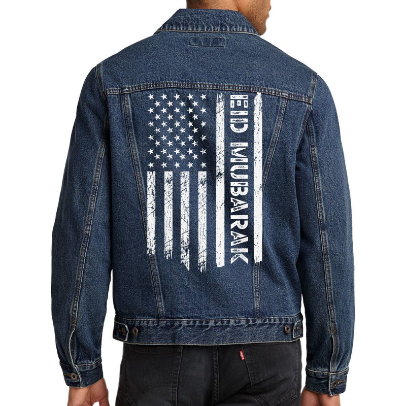 Eid Mubarak For Muslim American Men Eid Al Fitr  Al Adha T Shirt Men Denim Jacket | Artistshot