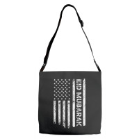 Eid Mubarak For Muslim American Men Eid Al Fitr  Al Adha T Shirt Adjustable Strap Totes | Artistshot