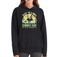 Summer 2021 T  Shirt Enjoy The Summer, Summer Surf In Blue Paradise T Vintage Hoodie | Artistshot