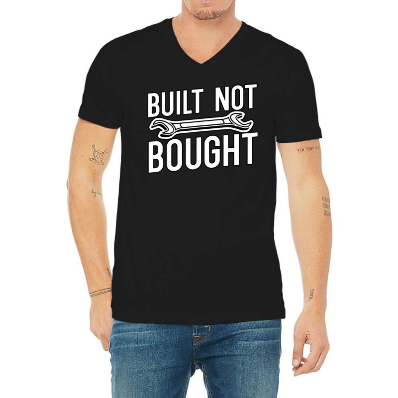 Built Not Bought Jdm Gifts T Shirt V-Neck Tee by atereabag | Artistshot