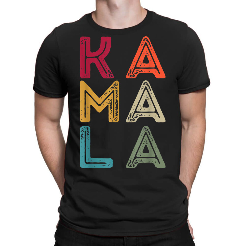 Multi Colors Letters Kamala T-shirt | Artistshot