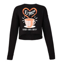 Funny Coffee, Coffee Equation, Energy, Milk And Coffee T Shirt Cropped Sweater | Artistshot