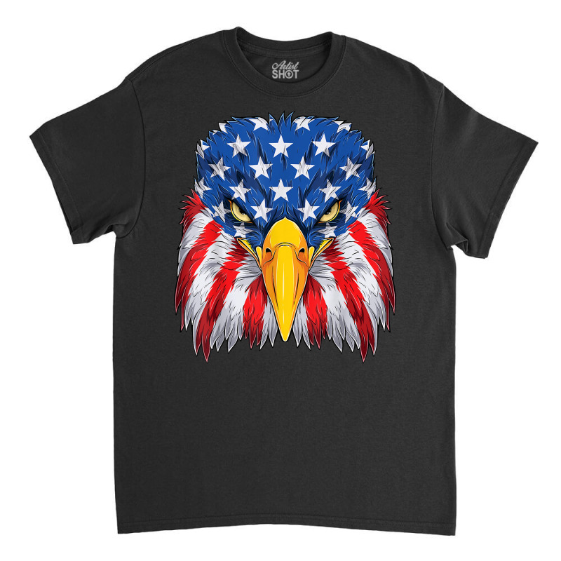 Patriotic Eagle 4th Of July Usa American Flag Merica Men Kid T Shirt Classic T-shirt | Artistshot