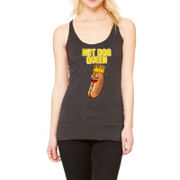 Funny Hot Dog For Women Girls Grilled Wiener Sausage Buns T Shirt Racerback Tank | Artistshot