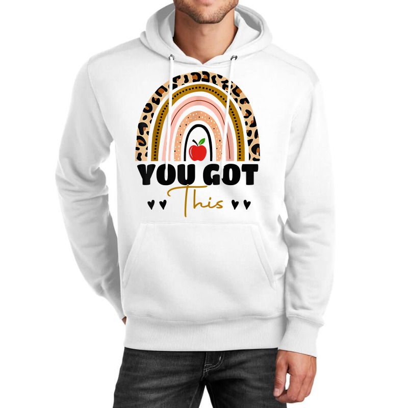 You Got This Leopard Rainbow Teacher Student Testing Day T Shirt Unisex Hoodie | Artistshot