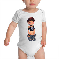 Shadman,shadbase,cartoon,badass,vulture,anime,text,outer Banks,hallowe Baby Bodysuit | Artistshot