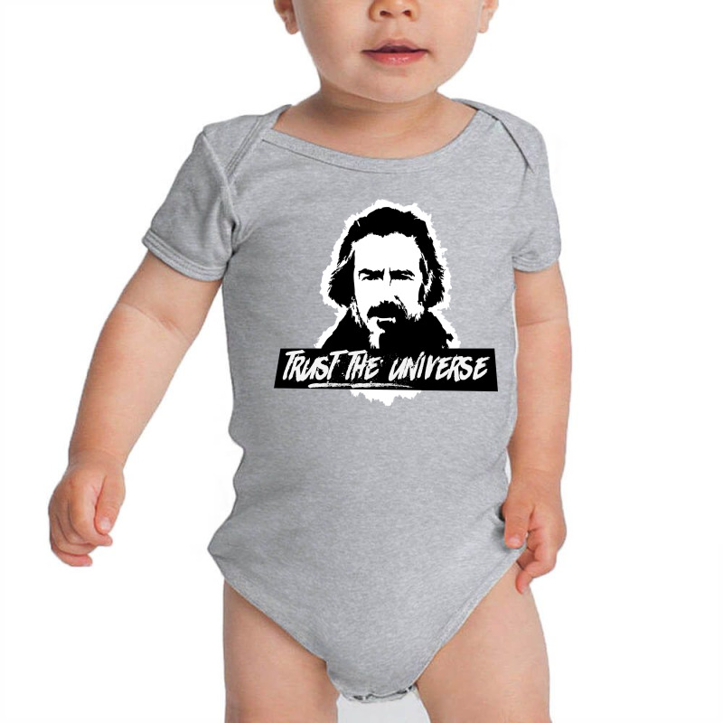 Alan Watts Trust The Universe Sweatshirt Baby Bodysuit by adam.troare | Artistshot