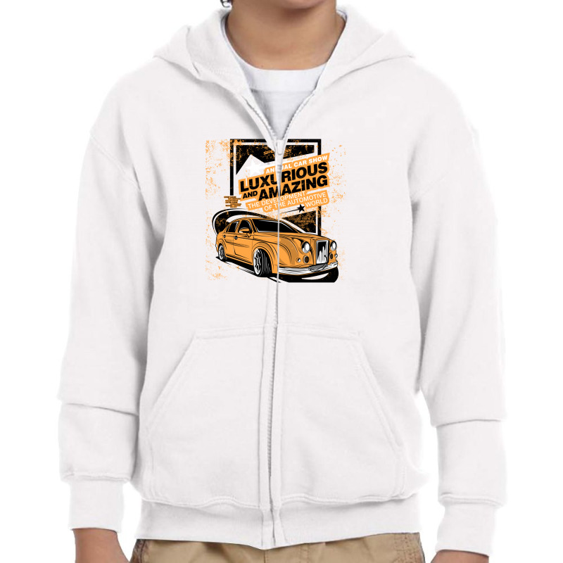 Car Youth Zipper Hoodie by Disgus_Thing | Artistshot